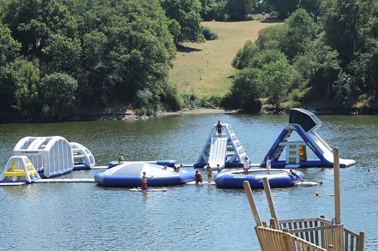Maison Pour 4 A La Campagne Avec Piscine Commequiers Esterno foto